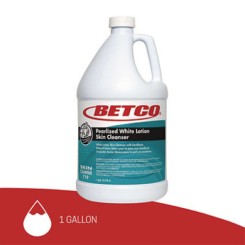 Betco Pearlized White Lotion Skin Cleanser, Tropical Hibiscus Scent, 1 gal, 4/Carton (7190400)