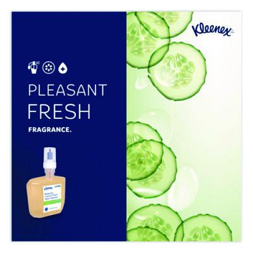 Kleenex Botanics Luxury Foam Skin Cleanser, Fresh Scent, 1,200 mL Refill, 4/Carton (52788)