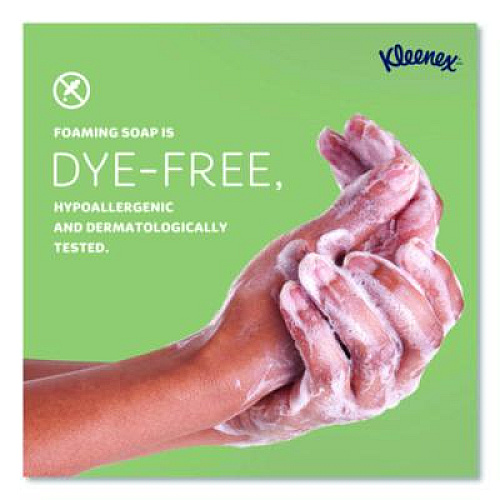 Kleenex Botanics Luxury Foam Skin Cleanser, Fresh Scent, 1,200 mL Refill, 4/Carton (52788)