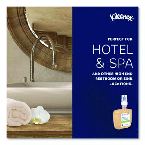 Kleenex Botanics Luxury Foam Skin Cleanser, Fresh Scent, 1,200 mL Refill, 4/Carton (52788)