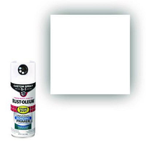 Rust-Oleum Stops Rust 5-in-1 Spray Paint, White, 12 oz Aerosol Can, 6/Carton (384759)