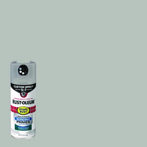 Rust-Oleum Stops Rust 5-in-1 Spray Paint, Gray, 12 oz Aerosol Can, 6/Carton (384761)