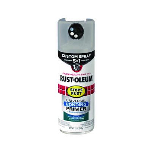 Rust-Oleum Stops Rust 5-in-1 Spray Paint, Gray, 12 oz Aerosol Can, 6/Carton (384761)
