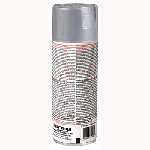 Rust-Oleum High Heat Enamel Spray Paint, Flat Silver, 12 oz Aerosol Can, 6/Carton (7716830)