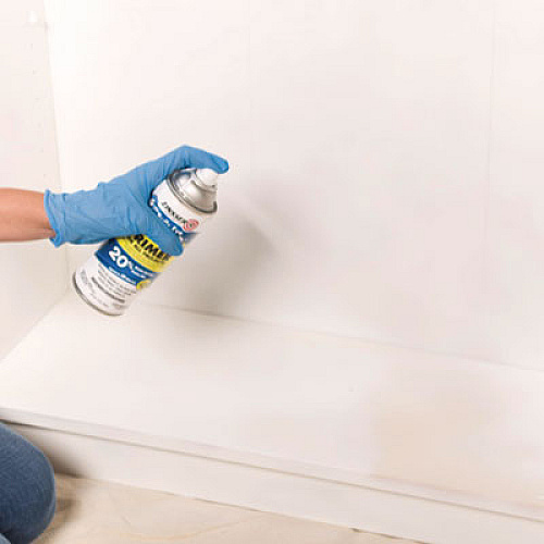 Zinsser Bulls Eye 1-2-3 Primer Spray, Interior/Exterior, Flat White, 13 oz Aerosol Can, 6/Carton (2008CT)