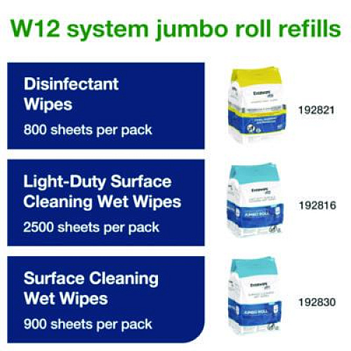 Tork Centerfeed Wet Wipe Dispenser, 10.04 x 10.73 x 13.18, White (192851)