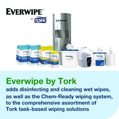 Tork Stainless Steel Wet Wipe Stand, 15 x 15 x 37.25, Stainless Steel (192853)