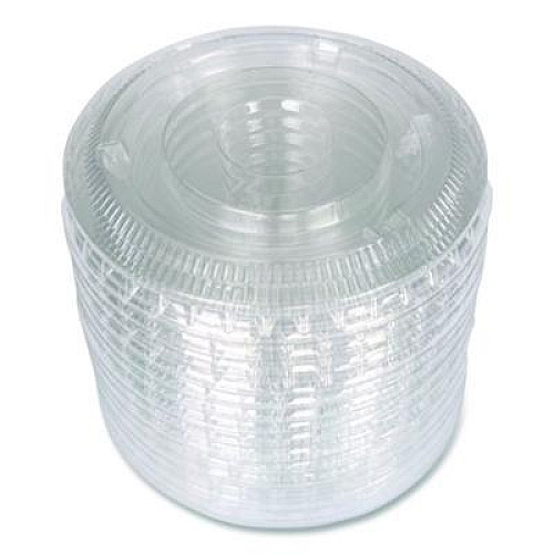 Boardwalk Souffle/Portion Cup Lids, Fits 3.25 oz to 5.5 oz Portion Cups, Plastic, Clear, 2,500/Carton (PRTLID4)