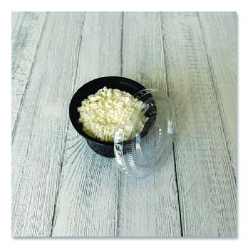 Boardwalk Souffle/Portion Cup Lids, Fits 3.25 oz to 5.5 oz Portion Cups, Plastic, Clear, 2,500/Carton (PRTLID4)