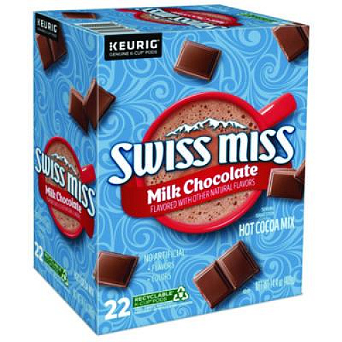 Swiss Miss Milk Chocolate Hot Cocoa K-Cup, 22/Box (8292)