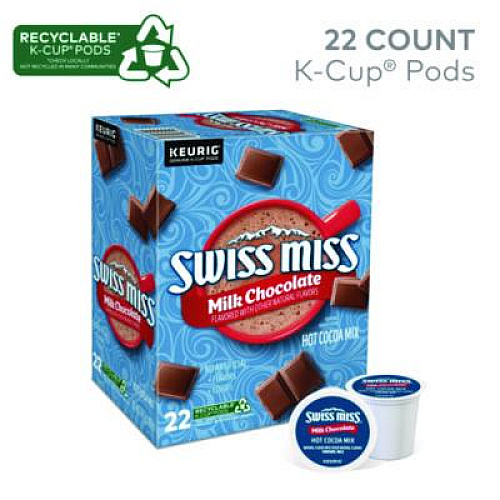 Swiss Miss Milk Chocolate Hot Cocoa K-Cups, 88/Carton (8292CT)