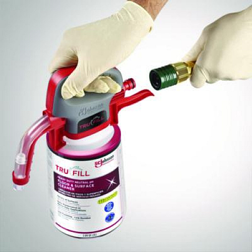 SC Johnson Professional TruFill Starter Pack, Fresh Scent, Two 2 L Cartridges, One Dispenser Head (684501)