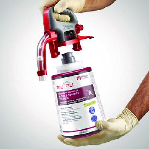 SC Johnson Professional TruFill Starter Pack, Fresh Scent, Two 2 L Cartridges, One Dispenser Head (684501)