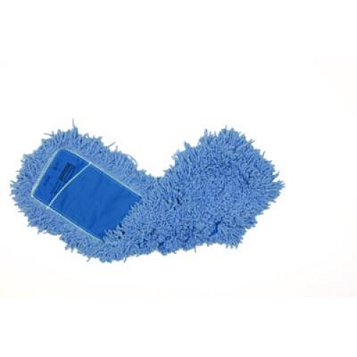 Rubbermaid Commercial Twisted Loop Blend Dust Mop, PIC/PET Polyester, 24" x 5", Blue (25300BL00)
