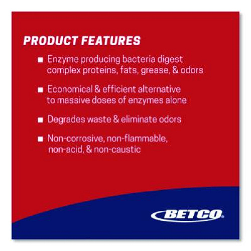 Betco Green Earth Push Enzyme Multipurpose Cleaner, New Green Scent, 32 oz Bottle, 12/Carton (1331200CT)