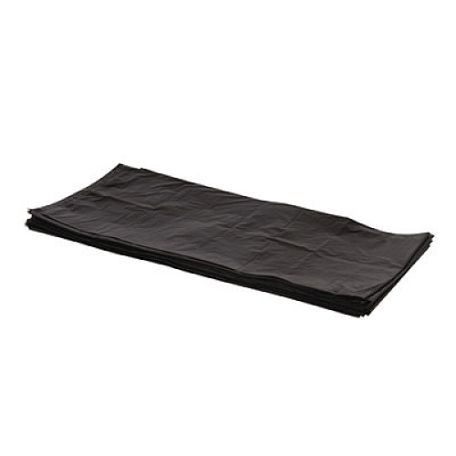 Heritage Linear Low-Density Can Liners, 16 gal, 0.9 mil, 24" x 32", Black, Flat Pack, 500/Carton (H4832TK)