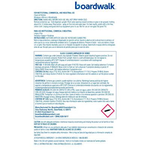 Boardwalk Heavy-Duty Glass Cleaner, Sweet Scent, 19 oz, Aerosol Spray (341AEA)