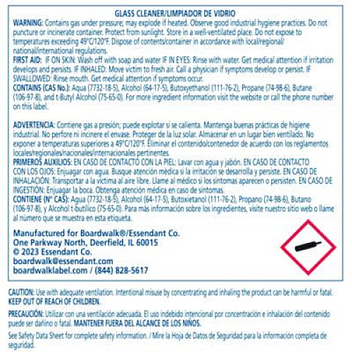 Boardwalk Heavy-Duty Glass Cleaner, Sweet Scent, 19 oz, Aerosol Spray (341AEA)