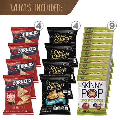 Snack Box Pros Big Healthy Snack Box, 61 Assorted Snacks/Box (700S0025)
