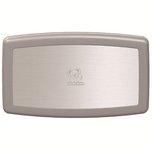 Koala Kare Horizontal Baby Changing Station, 35.94 x 20.75, Gray (KB30001SS)