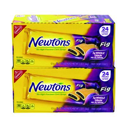 Nabisco Fig Newtons, 2 oz Pack, 2 Cookies/Pack, 24 Packs/Box (22000462)