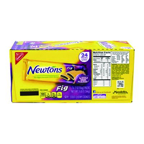 Nabisco Fig Newtons, 2 oz Pack, 2 Cookies/Pack, 24 Packs/Box (22000462)