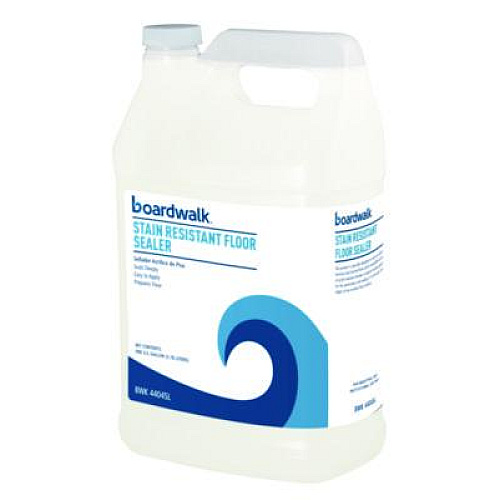 Boardwalk Stain Resistant Floor Sealer, Unscented, 1 gal Bottle, 4/Carton (4404SL)