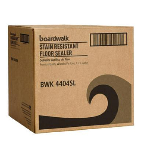 Boardwalk Stain Resistant Floor Sealer, Unscented, 1 gal Bottle, 4/Carton (4404SL)