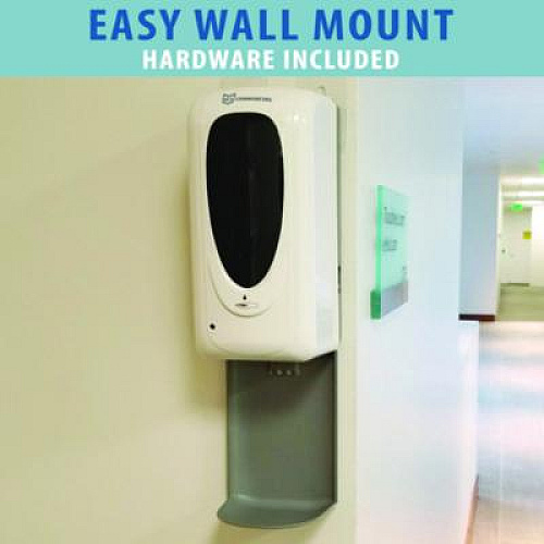 HLS Commercial Sanitizer Dispenser, 4.6 x 4.5 x 17, Silver (HLSSDW01)