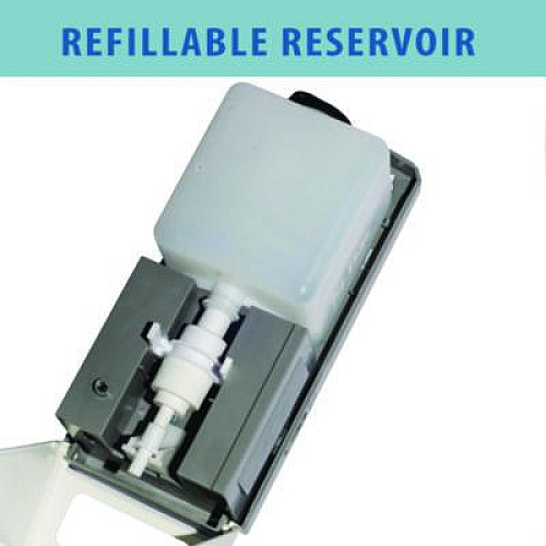 HLS Commercial Sanitizer Dispenser, 4.6 x 4.5 x 17, Silver (HLSSDW01)