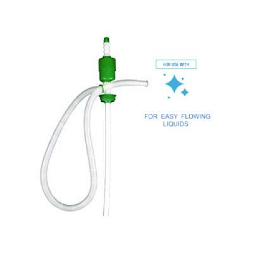 Boardwalk Drum Pump, 5 gpm, Plastic, 46" Tall, Clear (00423)