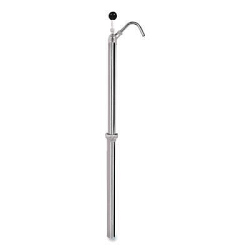 Boardwalk Bottle Pump, 22 oz Output, Steel, 42.5" Tall, Chrome, 6/Carton (00422)