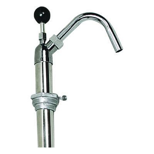 Boardwalk Bottle Pump, 22 oz Output, Steel, 42.5" Tall, Chrome, 6/Carton (00422)