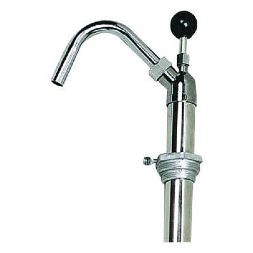 Boardwalk Bottle Pump, 22 oz Output, Steel, 42.5" Tall, Chrome (00422EA)