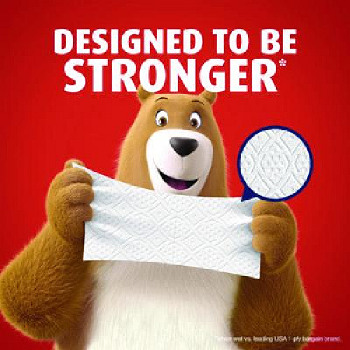Charmin Ultra Strong Bathroom Tissue, Septic Safe, 2-Ply, White, 330 Sheets/Roll, 6 Rolls/Pack, 3 Packs/Carton (13449)