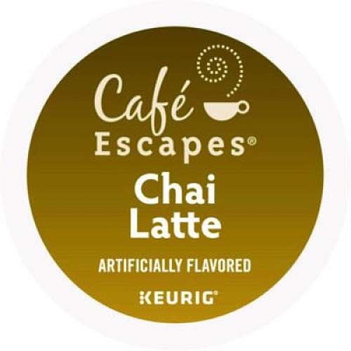Caf Escapes Chai Latte K-Cups, 96/Carton (6805CT)