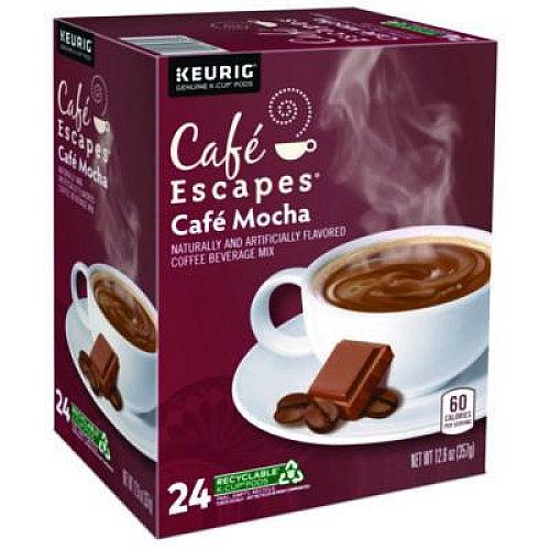 Caf Escapes Cafe Escapes Mocha K-Cups, 24/Box (6803)