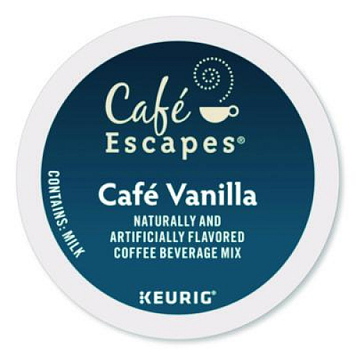 Caf Escapes Cafe Vanilla K-Cups, 24/Box (6812)