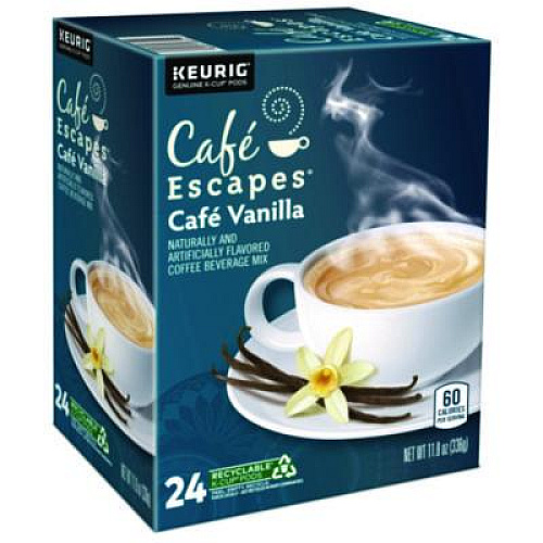 Caf Escapes Cafe Vanilla K-Cups, 24/Box (6812)