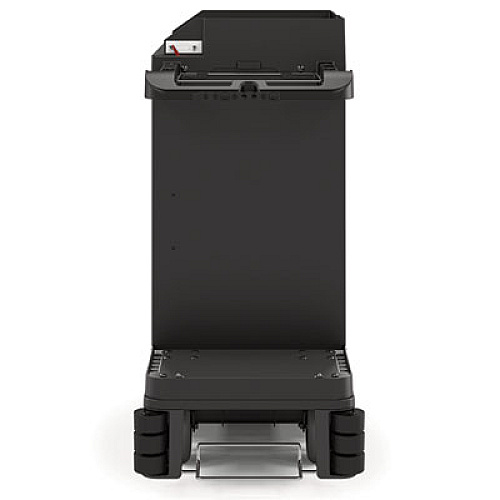 Suncast Commercial Premium Housekeeping Cart, Plastic, 1 Shelf, 24 x 62.13 x 49.75, Black (HKC2000)
