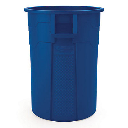 Suncast Commercial Utility Trash Can, 56.9 gal, Plastic, Blue (TCU55BL)