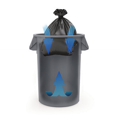 Suncast Commercial Utility Trash Can, 56.9 gal, Plastic, Gray (TCU55)
