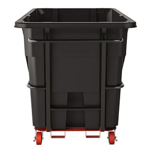 Suncast Commercial 2 cu yd Standard Duty Tilt Truck, Forkliftable Frame, 1,400 lb Capacity, Black (RMTTSD200D)
