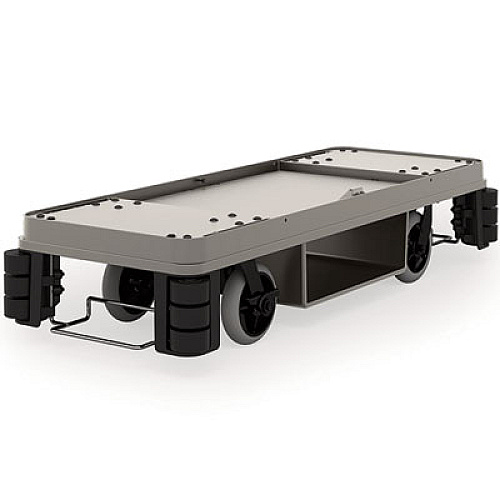 Suncast Commercial Partially Assembled Premium Housekeeping Cart, Plastic, 1 Shelf, 24 x 62.13 x 49.75, Platinum (HKC2052)