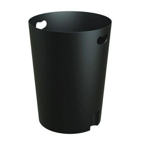 Suncast Commercial Outdoor Decorative Metal Trash Can with Metal Lid with Ash Bonnet, 35.38 gal, Metal, Black (MTCRND3502)