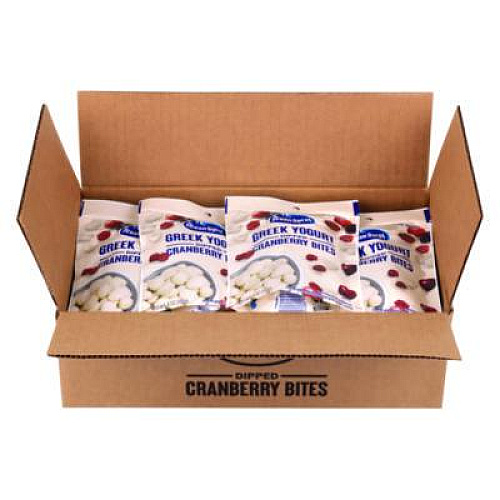 Ocean Spray Greek Yogurt Dipped Cranberry Bites, Cranberry/Yogurt, 5 oz Bag, 12/Carton (22002298)