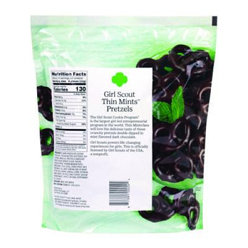 girl scouts Thin Mints Pretzels, Mint Chocolate, 20 oz Bag (22002340)