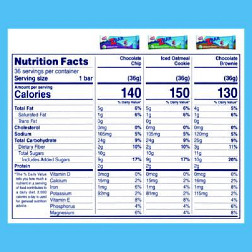 CLIF Bar Kid Organic Zbar Granola Bars Variety Pack, Assorted Flavors, 1.27 oz Bar, 36/Carton (22002341)