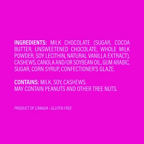 Wellsley Farms Milk Chocolate Covered Cashews, 44 oz Jar (22002346)