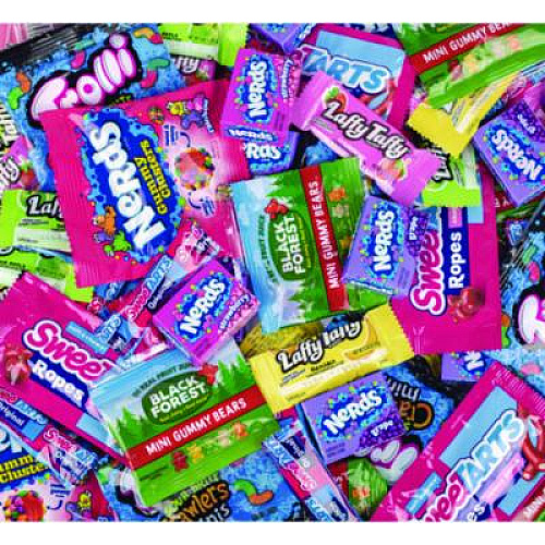 Ferrara Party Mix Stand-Up Bag, 120 Pieces, Assorted Flavors, 2.5 lb Bag (22002359)